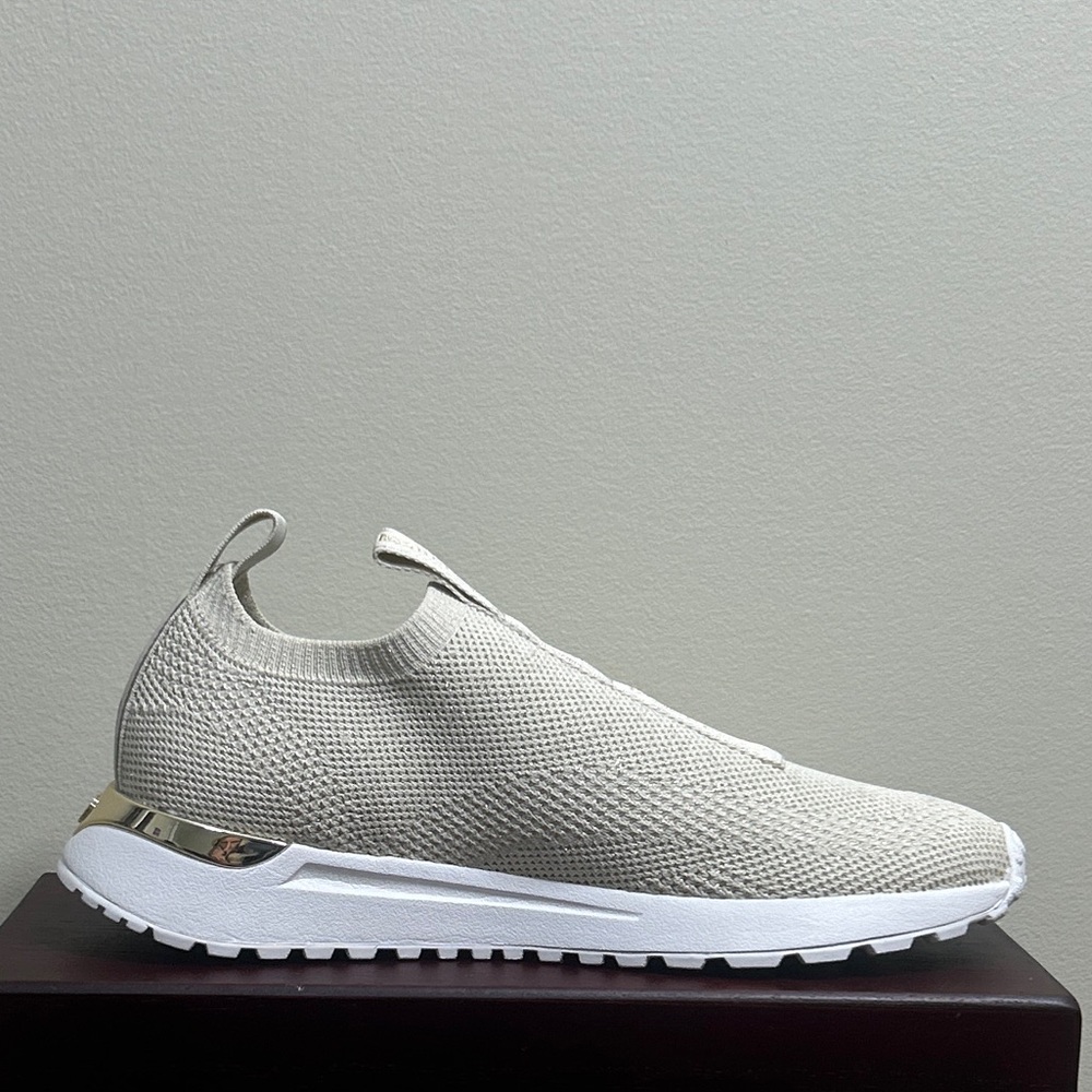 Michael by Michael Kors Bodie Metallic Mesh Slip-On Sneaker - Picture 6 of 13